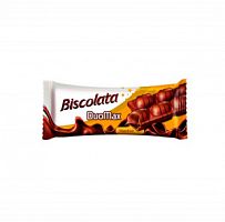 Вафли"Biscolata DuoMaxHazelnut"с ореховой нач.покр.мол.шок. *44гр.*12