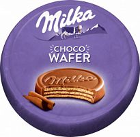 Милка Вафли «Milka Choco Wafer» с начинкой с какао, покрытые молочным шоколадом, 30 г*30