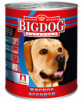 Консервы для собак Зоогурман Big Dog, мясное ассорти, 850 г 