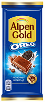 Alpen Gold, молочный шоколад с Oreo, 95 г