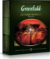 Чай Greenfield Kenyan Sunrise 100 пакетиков по 2 г