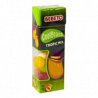 Жев.Мармелад BEBETO"COOL BEANS TROPIK MIX"60г.(вкус маракуйи,персика,ананаса,манго)*18шт