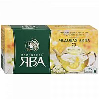 Чай зеленый Принцесса ЯВА Медовая Липа, 25 пакетиков