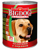 Консервы для собак Зоогурман Big Dog, телятина с сердцем, 850 г 