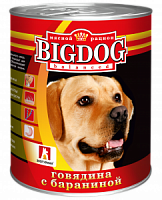 Консервы для собак Зоогурман Big Dog, с говядиной и бараниной, 850 г