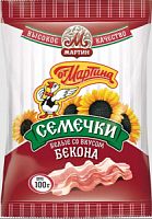 Мартин Семечки  Белые отборные со вкусом бекона 100г*20