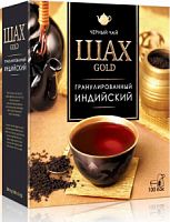 Чай черный ШАХ голд Индийский 100 пакетиков