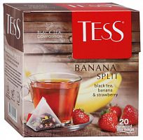 Чай черный TESS Banana Split, 20 пирамидок