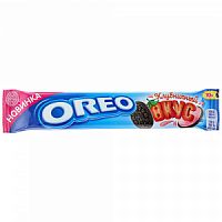 Печенье Oreo с какао и начинкой со вкусом клубники 95 г